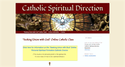 Desktop Screenshot of catholicspiritualdirection.com